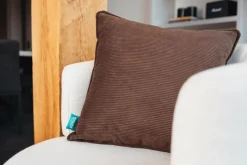Qnuss Warmtekussens<Warmtekussen Ribstof 45x45 Donker Bruin