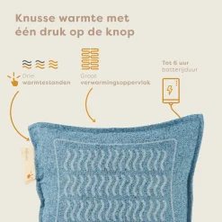 Pleafs Warmtekussens<Warmtekussen 45x45cm Blauw