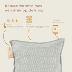 Pleafs Warmtekussens<Warmtekussen 45x45cm Lichtgrijs