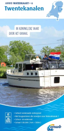 ANWB Waterkaarten<Waterkaart - 6 - Twentekanalen