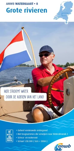 ANWB Waterkaarten>Waterkaart 8 - Grote Rivieren