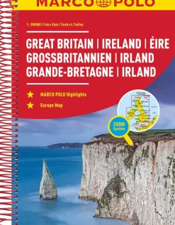 Marco Polo Atlassen|Reisgidsen<Wegenatlas Groot-Brittannië Ierland