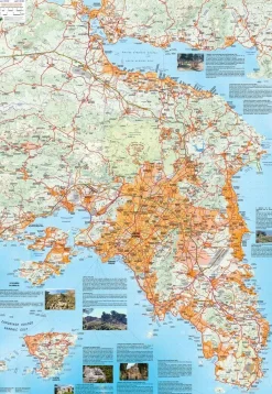 Anavasi Wegenkaarten>Wegenkaart 10 Attiki & Voiotia