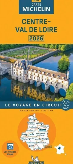 Michelin Wegenkaarten & Atlassen|Wegenkaarten<wegenkaart 518 Centre-Val de Loire 2026