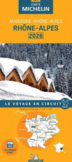 Michelin Wegenkaarten & Atlassen|Wegenkaarten<wegenkaart 523 Rhone-Alpes 2026