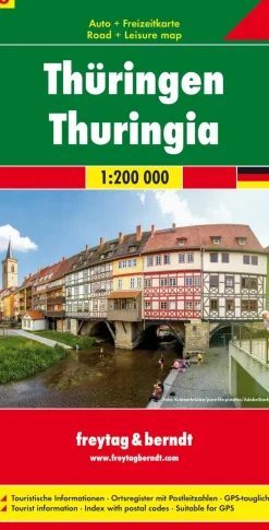 Freytag & Berndt Wegenkaarten>Wegenkaart Duitsland 6 - Thüringen