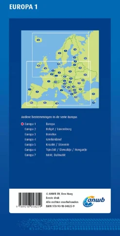 ANWB Wegenkaarten & Atlassen|Wegenkaarten>Wegenkaart Europa