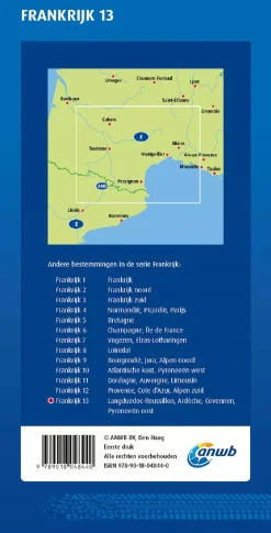 ANWB Wegenkaarten & Atlassen|Wegenkaarten<Wegenkaart Languedoc-Roussillon