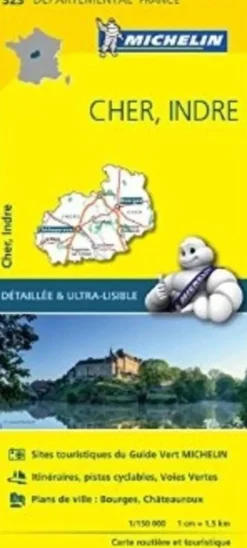 Michelin Wegenkaarten<Wegenkaart Local 323 Cher - Indre