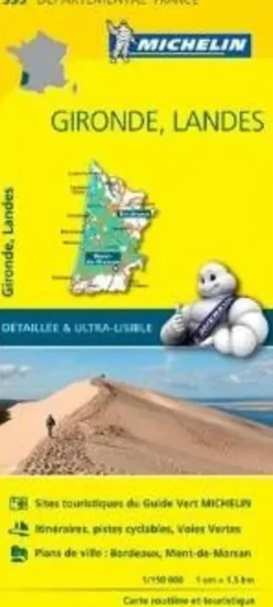 Michelin Wegenkaarten<Wegenkaart Local 335 Gironde Landes