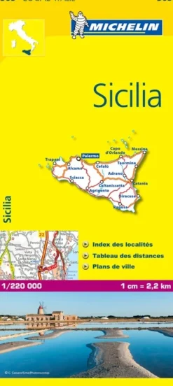 Michelin Wegenkaarten<Wegenkaart Local 365 Sicilië