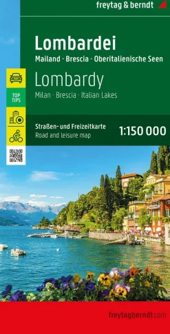 Freytag & Berndt Wegenkaarten>Wegenkaart Lombardije - Milaan