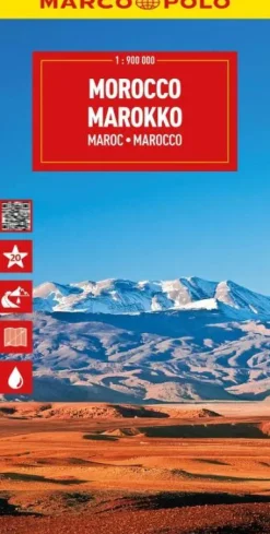 Marco Polo Wegenkaarten & Atlassen|Wegenkaarten<wegenkaart Marokko