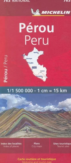Michelin Wegenkaarten>Wegenkaart National 763 Peru