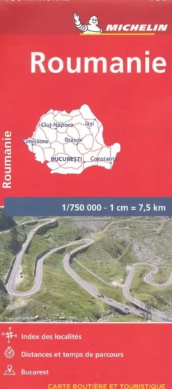 Michelin Wegenkaarten<Wegenkaart National 738 Roemenië