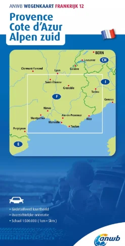 ANWB Wegenkaarten & Atlassen|Wegenkaarten>Wegenkaart Provence-Alpes-Cote D' Azur