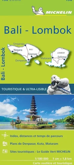 Michelin Wegenkaarten>Wegenkaart Zoom 190 Bali Lombok