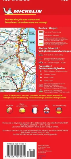 Michelin Wegenkaarten & Atlassen|Wegenkaarten<Wegenkaart 733 Portugal-Madeira