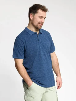 Human Nature Polo'S<Wick - Polo heren Navy