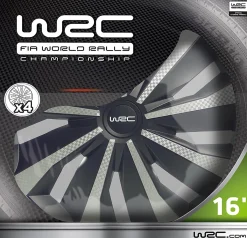 Wrc Autobanden & Accessoires<Wieldoppen - 16 inch - carbon look - 4 stuks