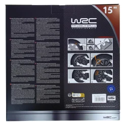 Wrc Autobanden & Accessoires<Wieldoppen - 15 inch - carbon look - 4 stuks