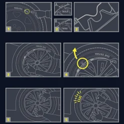 Michelin Autobanden & Accessoires<Wieldoppen 14" 4 stuks
