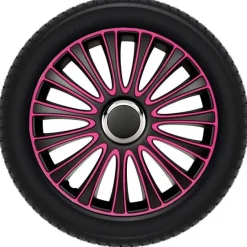 AutoStyle Autobanden & Accessoires>Wieldoppen Roze set van 4 - 15 inch