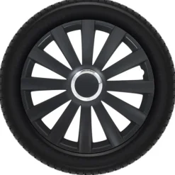 AutoStyle Autobanden & Accessoires<Wieldoppen set - 14 inch - Spyder Zwart