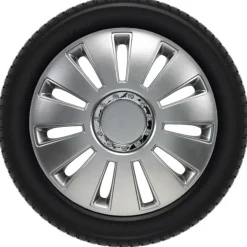 AutoStyle Autobanden & Accessoires<Wieldoppen set - 15 inch - Silverstone