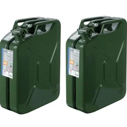 Lampa Keukenaccessoires>2x metalen jerrycan - 20 L
