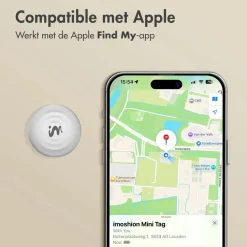 Imoshion Telefoon & Multimedia<2x Bluetooth Tracker geschikt voor iOS
