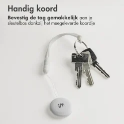 Imoshion Telefoon & Multimedia<2x Bluetooth Tracker geschikt voor iOS